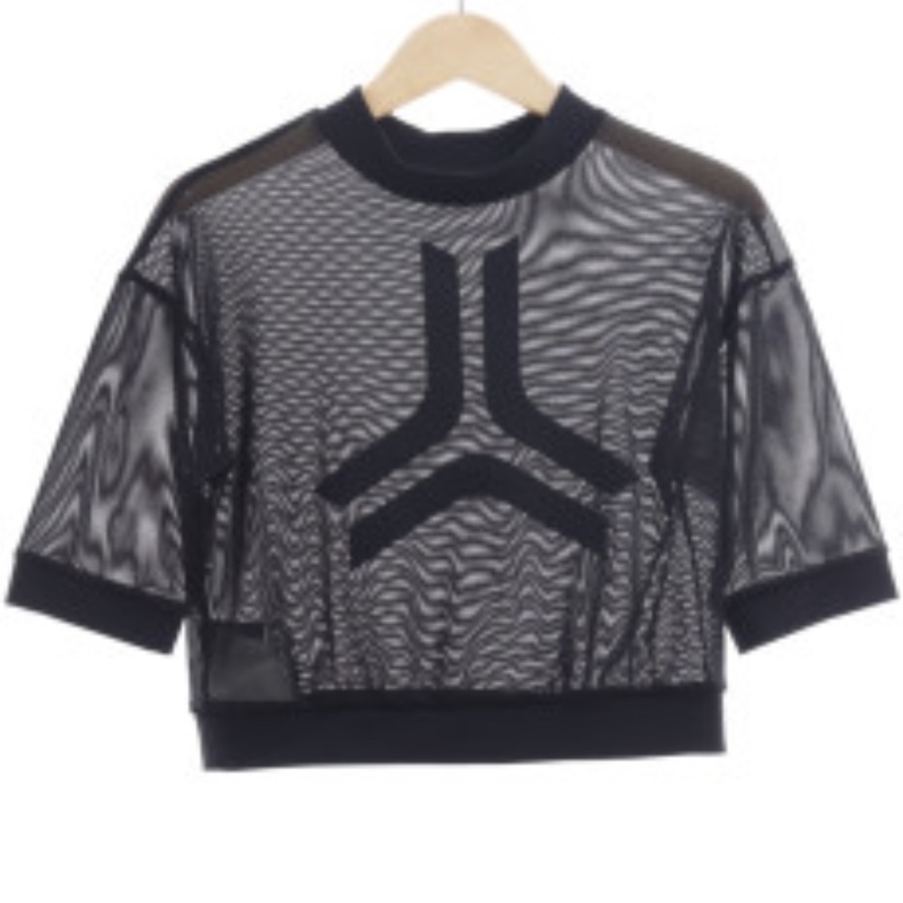 Ultracor Black Illusion Blouse Size 2